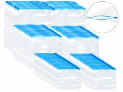 120 Sacs De Congélation Et De Conservation Réutilisables - 1/3/6 L