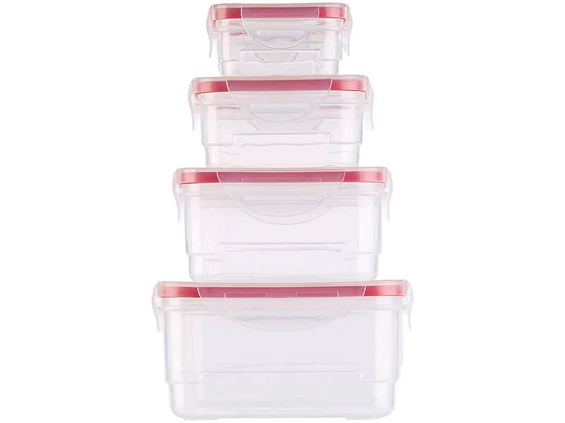 16 Boîtes De Conservation Hermétiques Avec Couvercles – Image 3