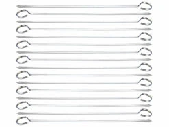 16 Piques à Brochettes En Acier Inoxydable