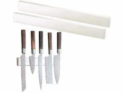 2 Barres Aimantées 45 Cm - Acier Brossé