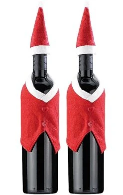 2 Costumes De Bouteille ''Père Noël''