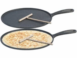 2 Crêpières En Fonte Ø 28 cm