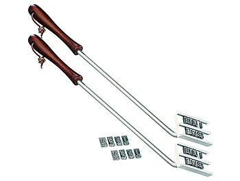 2 Fers Rouges Pour Grillades – Image 2