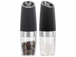 2 Moulins à Poivre Et Sel Automatiques Avec Broyeur En Céramique