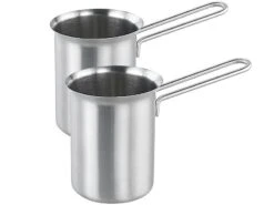 2 Pichets à Lait En Acier Inoxydable