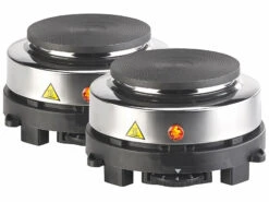 2 Plaques De Cuisson Simple 500 W - Ø 10 Cm