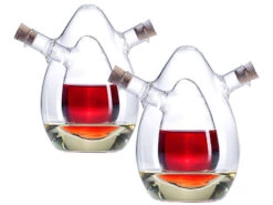 2 Services à Huile Et Vinaigre Avec Bouchons En Liège