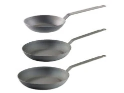 3 Poêles En Acier Carbone