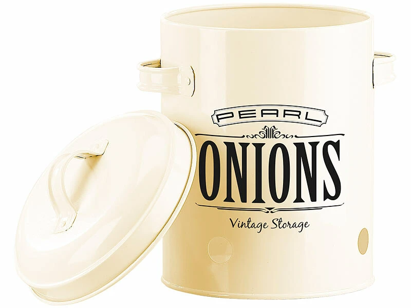 3 pots De Rangement Rétro Avec Couvercles Et Poignées – Image 5