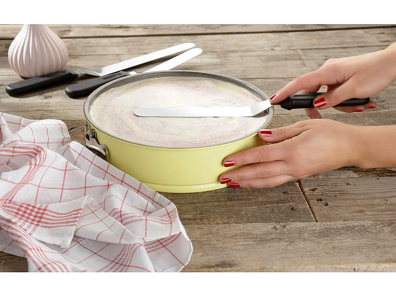 3 spatules En Acier Inoxydable Avec Manche Ergonomique De tailles Différentes – Image 3