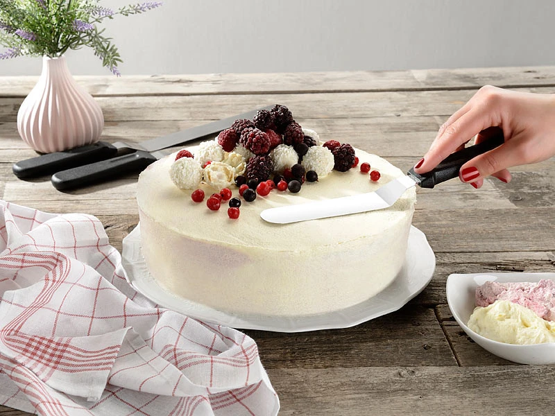 3 spatules En Acier Inoxydable Avec Manche Ergonomique De tailles Différentes – Image 7