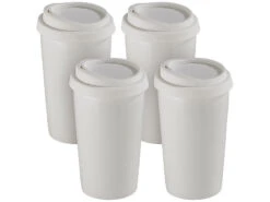 4 Gobelets ''Coffee To Go'' - 25 Cl