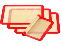 4 tapis De Cuisson Antiadhésifs En Silicone Sans BPA