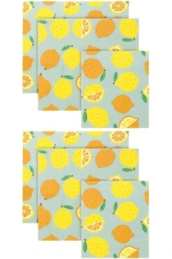 6 films Alimentaires En Cire D'abeille