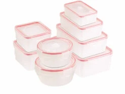 8 Boîtes De Conservation Hermétiques Avec Couvercles