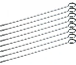 8 Piques Ă Brochettes En Acier Inoxydable