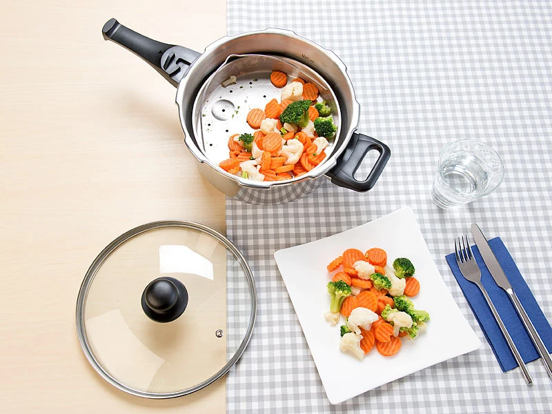 Accessoires De Cuisson Vapeur Avec Couvercle En Verre, Panier à étuver Et Support – Image 7