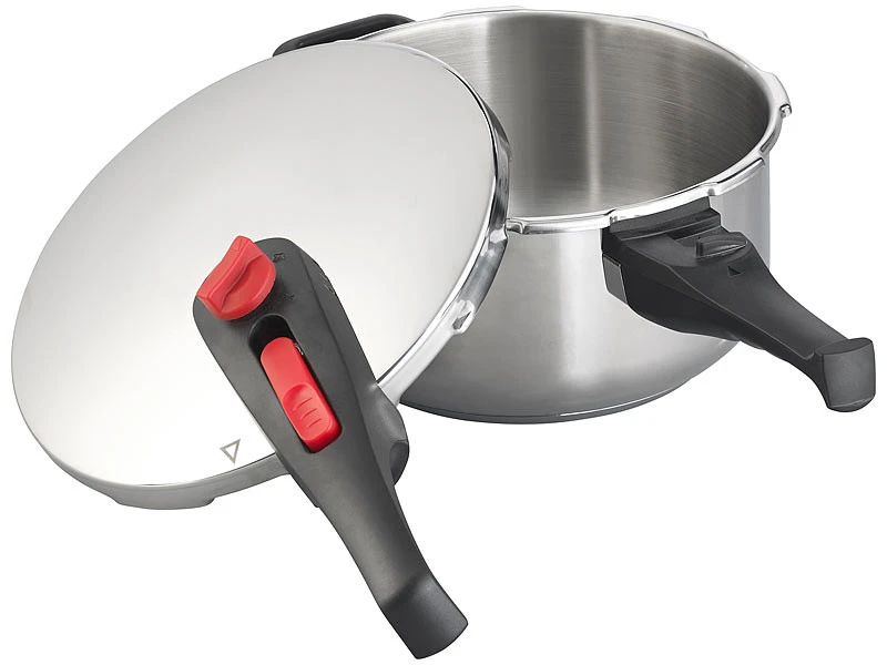 Autocuiseur En Acier Inoxydable Avec 2 Niveaux De Pression Jusqu'Ă 90 KPa - 4 L