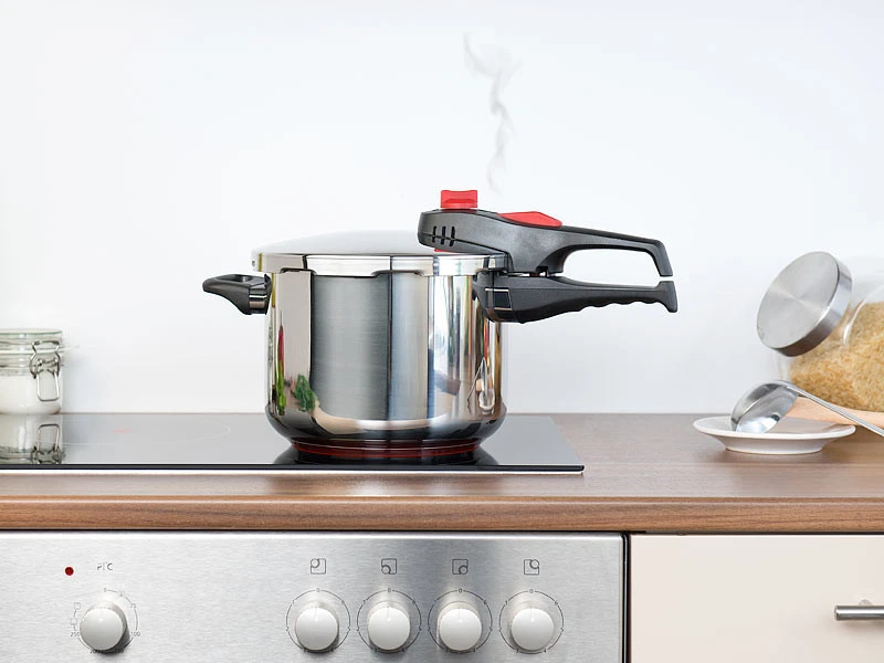 Autocuiseur En Acier Inoxydable Avec 2 Niveaux De Pression Jusqu'à 90 KPa - 6 L – Image 4