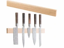 Barre Aimantée 45 Cm - Chêne Massif