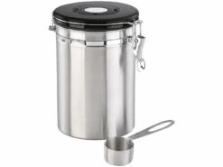 Boîte à Café 1,9 L En Acier Inoxydable Avec Calendrier