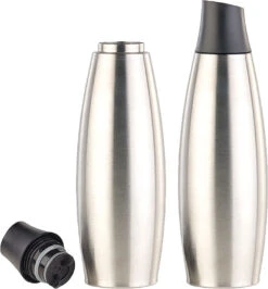 2 Bouteilles Isothermes Design 650 Ml En Acier Inoxydable