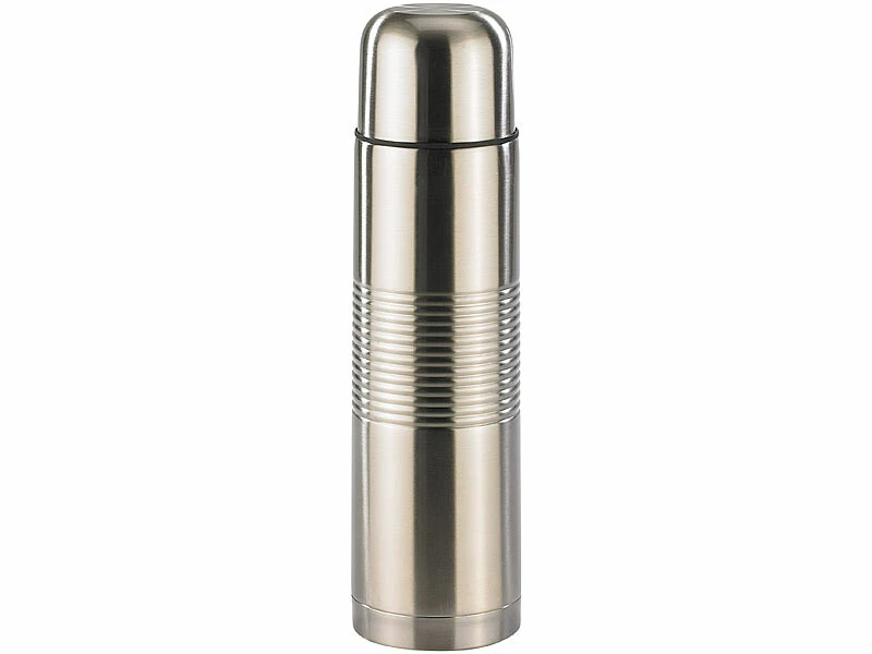 2 Bouteilles Isothermes En Inox + Gobelet - Grandes 1 L – Image 3