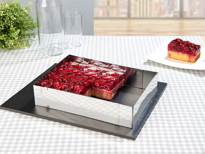 Cadre à Pâtisserie Extensible En Acier Inoxydable – Image 3