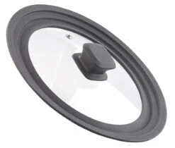 Couvercle Universel En Verre Et Silicone Ø 20 à 24 Cm