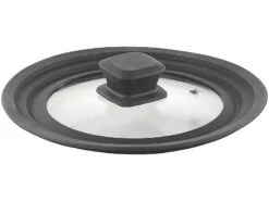 Couvercle Universel En Verre Et Silicone V2 - Ø 16 à 20 Cm