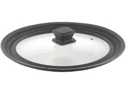 Couvercle Universel En Verre Et Silicone V2 - Ø 24 à 28 Cm