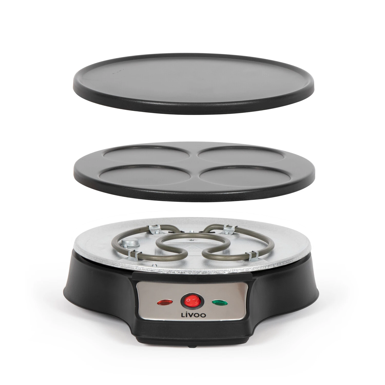 LIVOO Crêpière électrique 2 En 1 Mini Kitchen DOC143 – Image 2