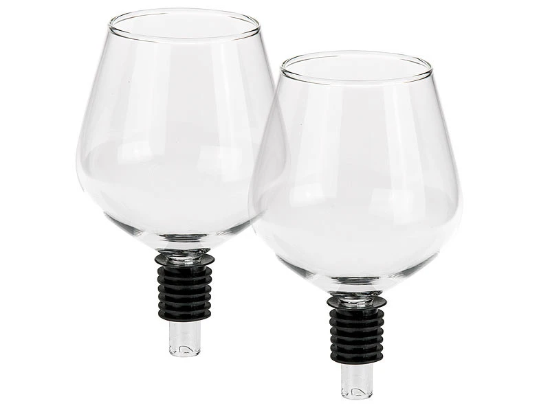Pearl 2 Embouts Pour Bouteille En Forme De Verre à Vin – Image 2