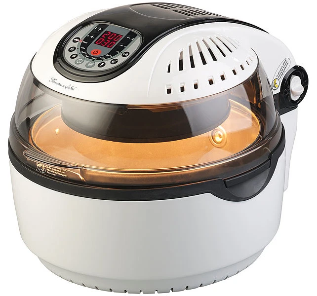 Four à Convection Halogène 10 L / 1200 W Avec 6 programmes Et accessoires HK-10