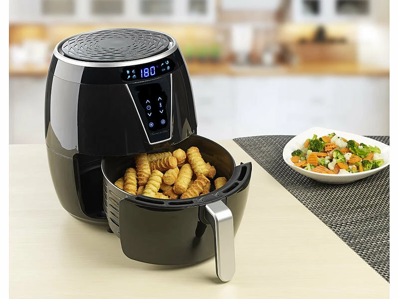 Friteuse à Air Chaud Multi-usages Avec Accessoires De Cuisson Et De Gril, 4,5 L – Image 3