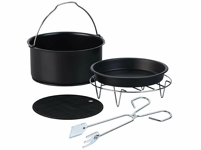 Friteuse à Air Chaud Multi-usages Avec Accessoires De Cuisson Et De Gril, 4,5 L – Image 2