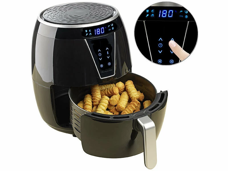 Friteuse à Air Chaud Multi-usages Avec Accessoires De Cuisson Et De Gril, 4,5 L