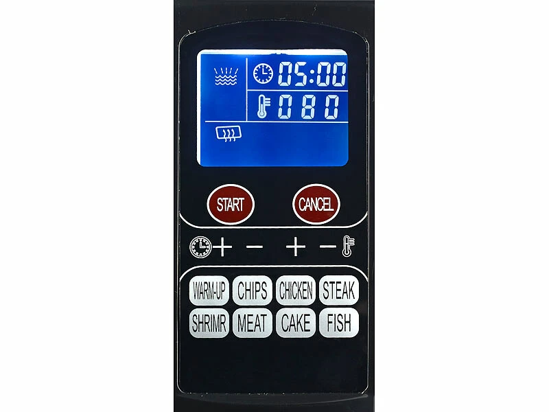 Friteuse Digitale Multifonction à Air Chaud HF-320.s 1500 W / 8 Programmes – Image 4