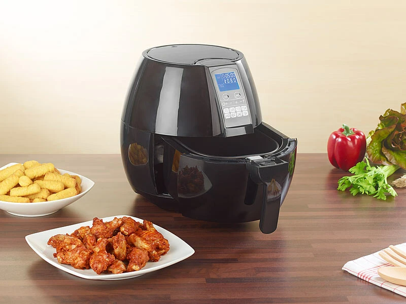 Friteuse Digitale Multifonction à Air Chaud HF-320.s 1500 W / 8 Programmes – Image 8