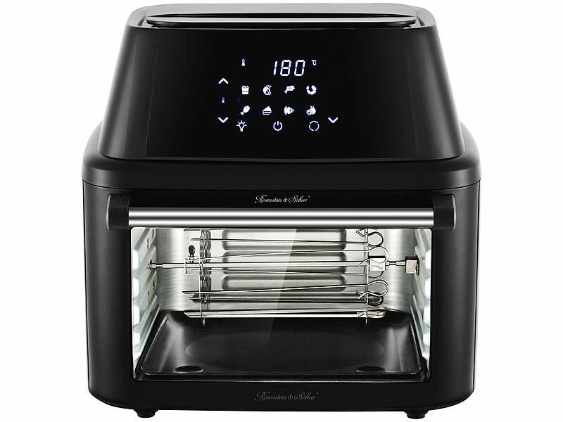 Friteuse Numérique XXXL à Air Chaud & Four Chaleur Tournante Avec Accessoires – Image 3