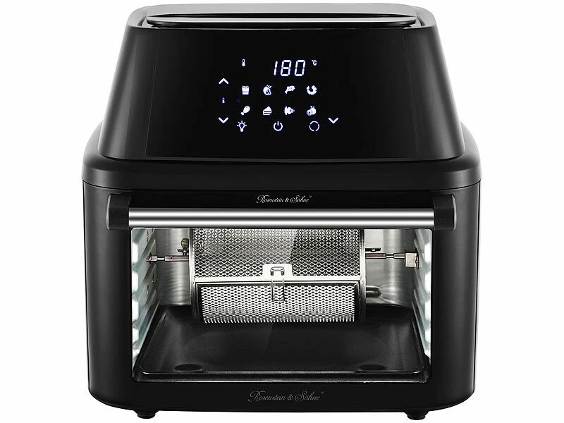 Friteuse Numérique XXXL à Air Chaud & Four Chaleur Tournante Avec Accessoires – Image 2