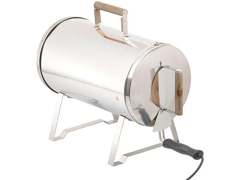 Fumoir électrique De Table En Acier Inoxydable 1100 W / Jusqu'à 250 °C – Image 6