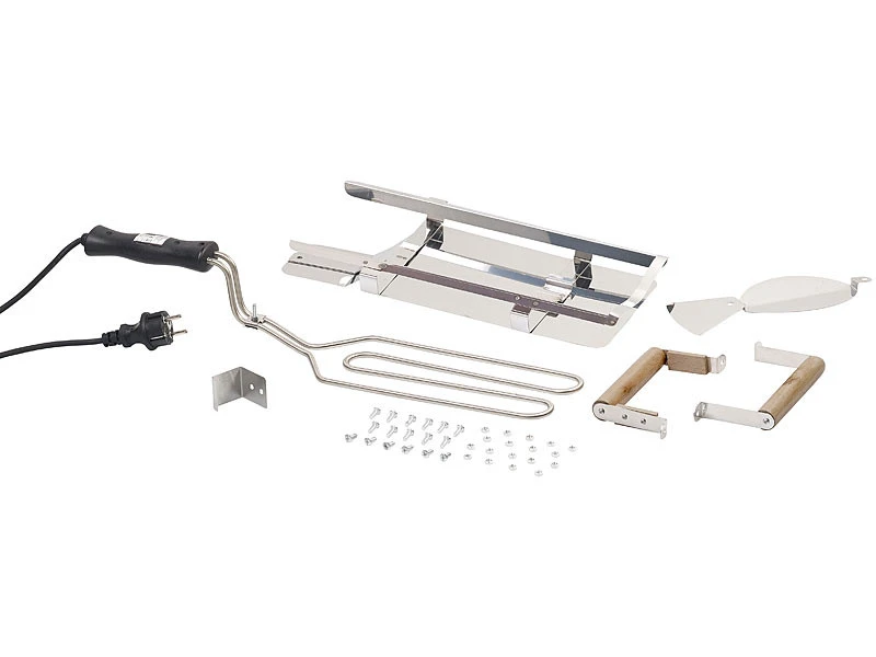 Fumoir électrique De Table En Acier Inoxydable 1100 W / Jusqu'à 250 °C – Image 8