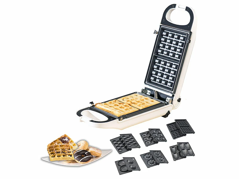 Gaufrier 700 W Avec Revêtement Antiadhésif CM-550