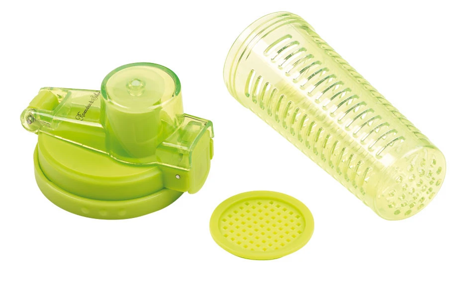 Gourde 800 Ml Avec Conteneur Pour Herbes Et Fruits - Coloris Vert – Image 4