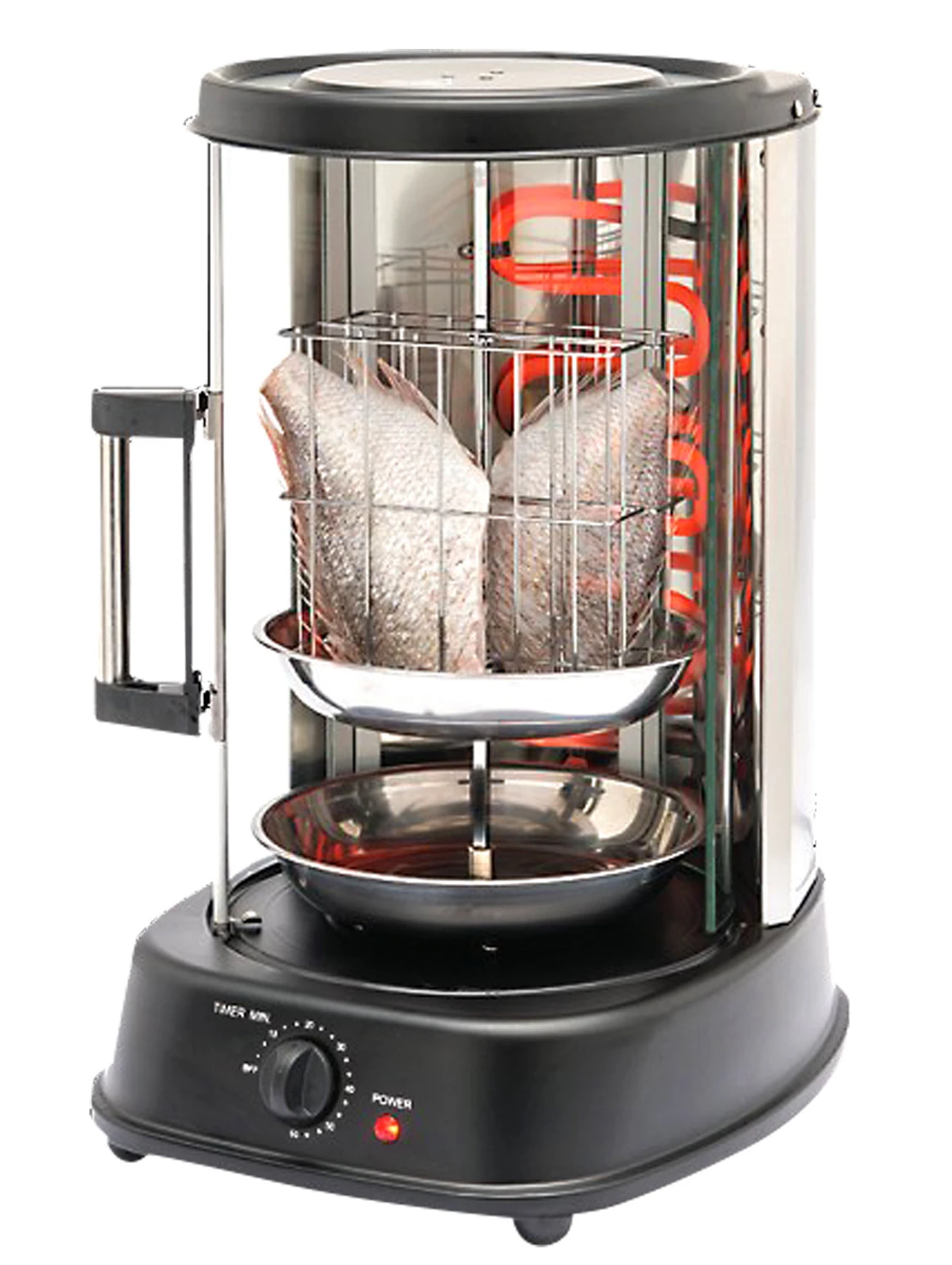 Grill Pour Kebab Et Brochettes Avec Vitre - 1500 W – Image 2