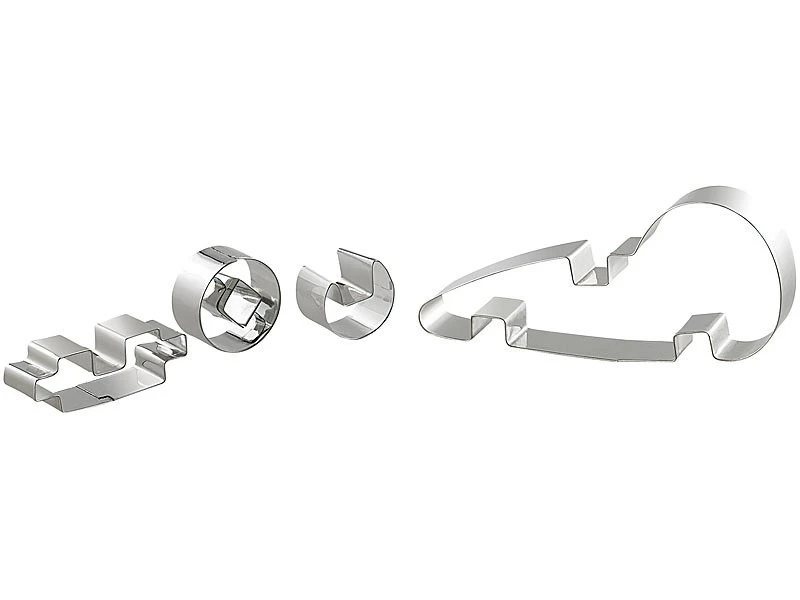 Lot De 3 Emporte-pièces Pour Biscuits 3D – Image 2