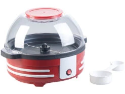 Machine à Pop-corn Rétro 850 W Avec Mélangeur Et Revêtement Antiadhésif