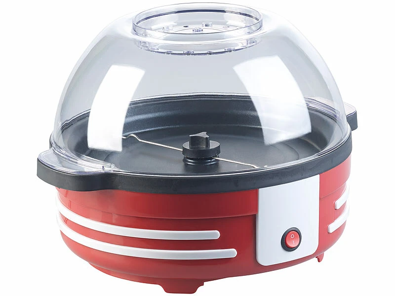 Machine à Pop-corn Rétro 850 W Avec Mélangeur Et Revêtement Antiadhésif – Image 6