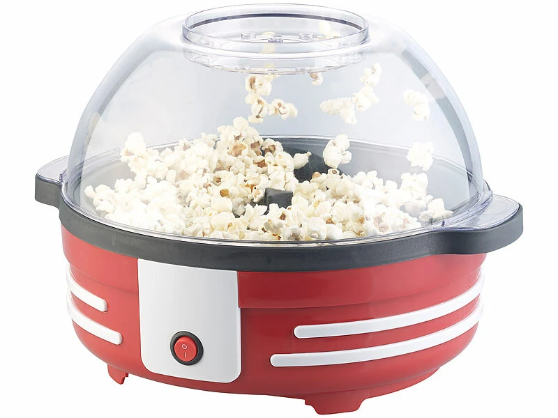 Machine à Pop-corn Rétro 850 W Avec Mélangeur Et Revêtement Antiadhésif – Image 2